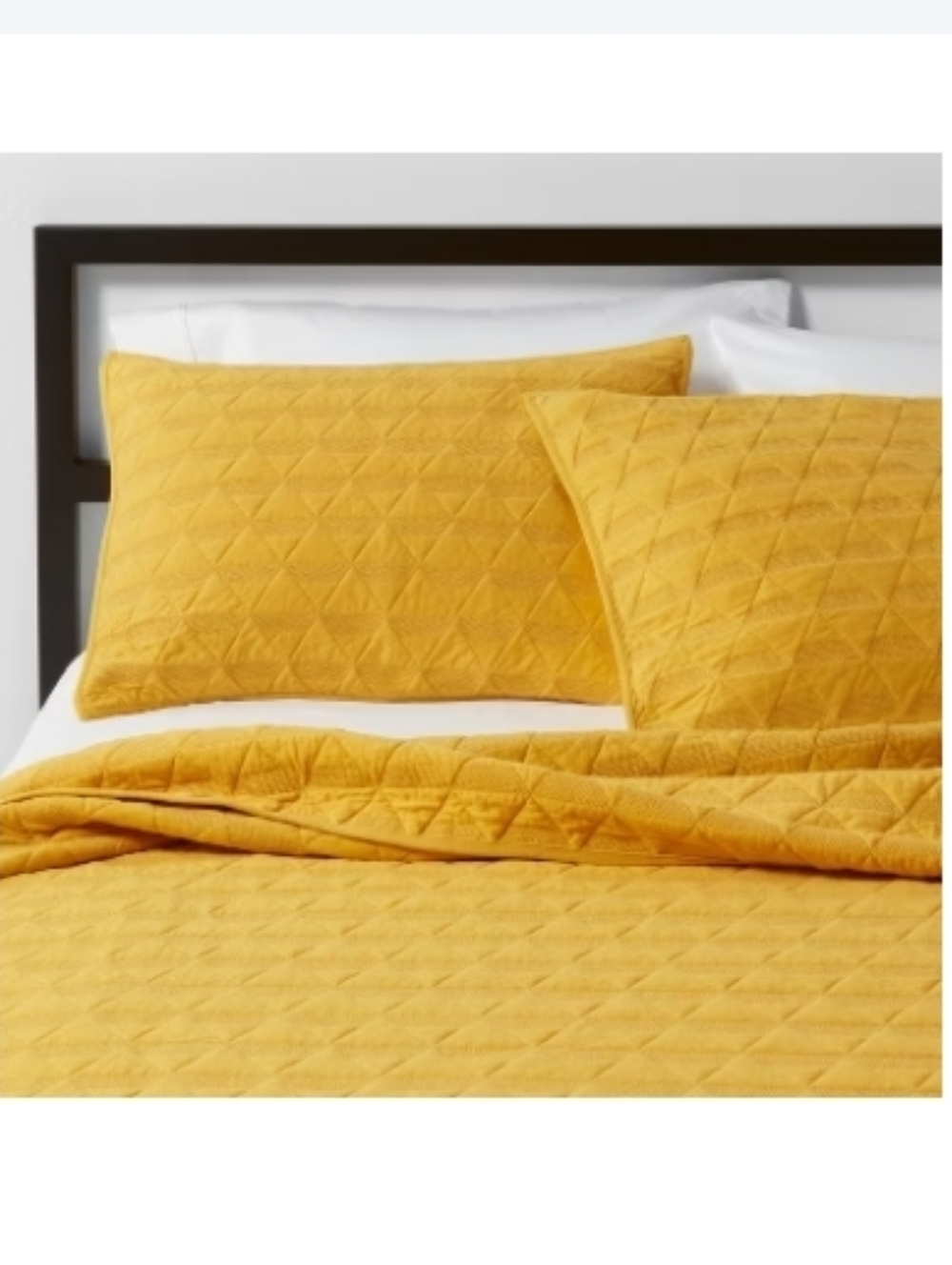 Project 62 + Nate Berkus Triangle Stitch Cotton Jersey Quilted Euro Pillow Sham